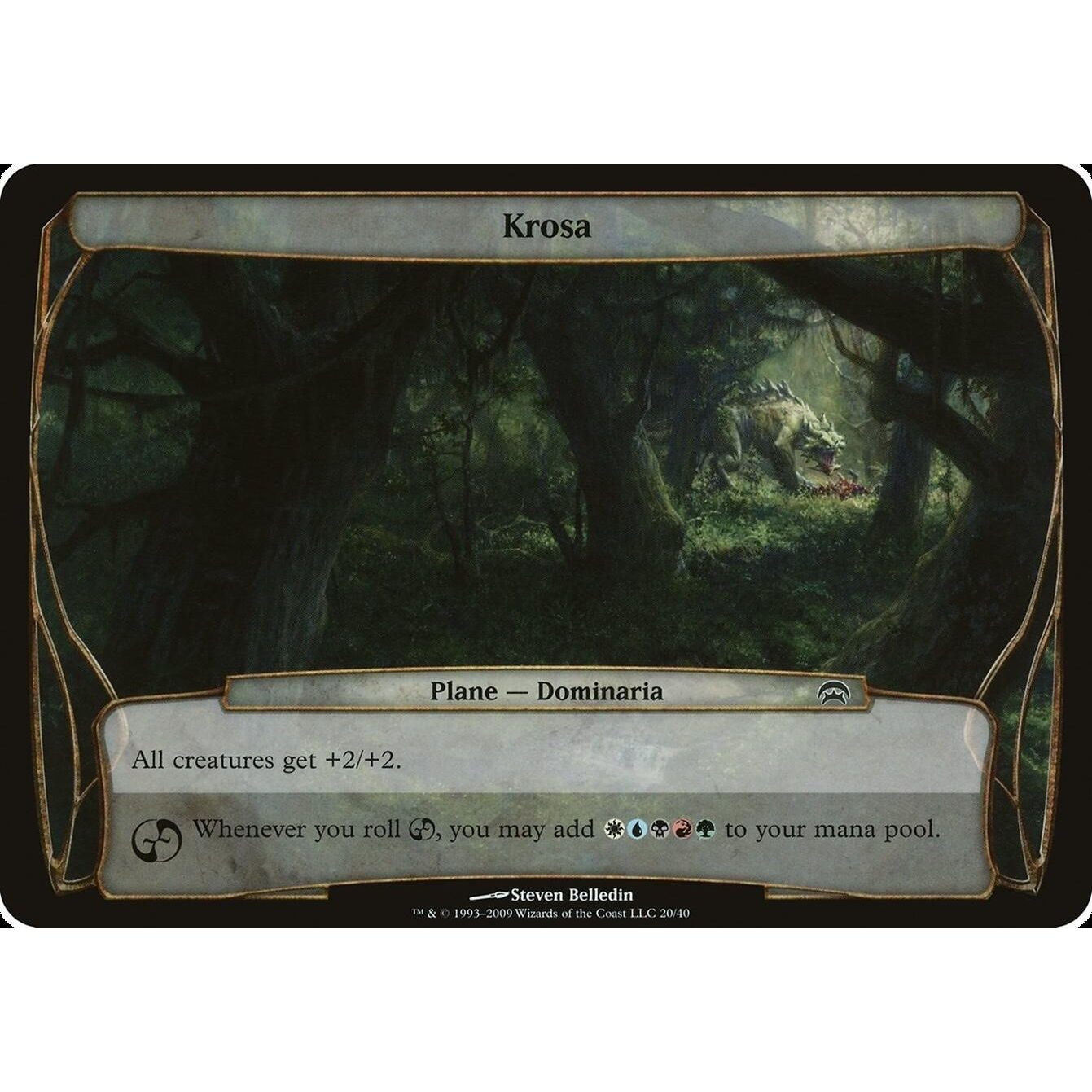Image for Krosa (Planechase) (OVER) - Magic: The Gathering