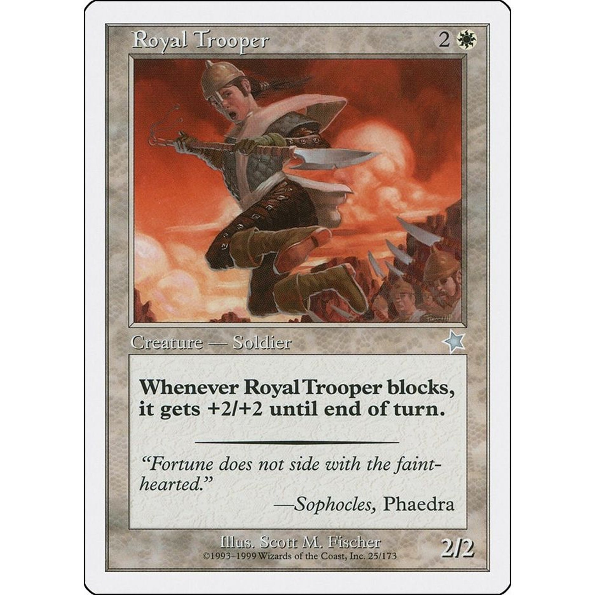 Image for Royal Trooper (25) (S99) - Magic: The Gathering