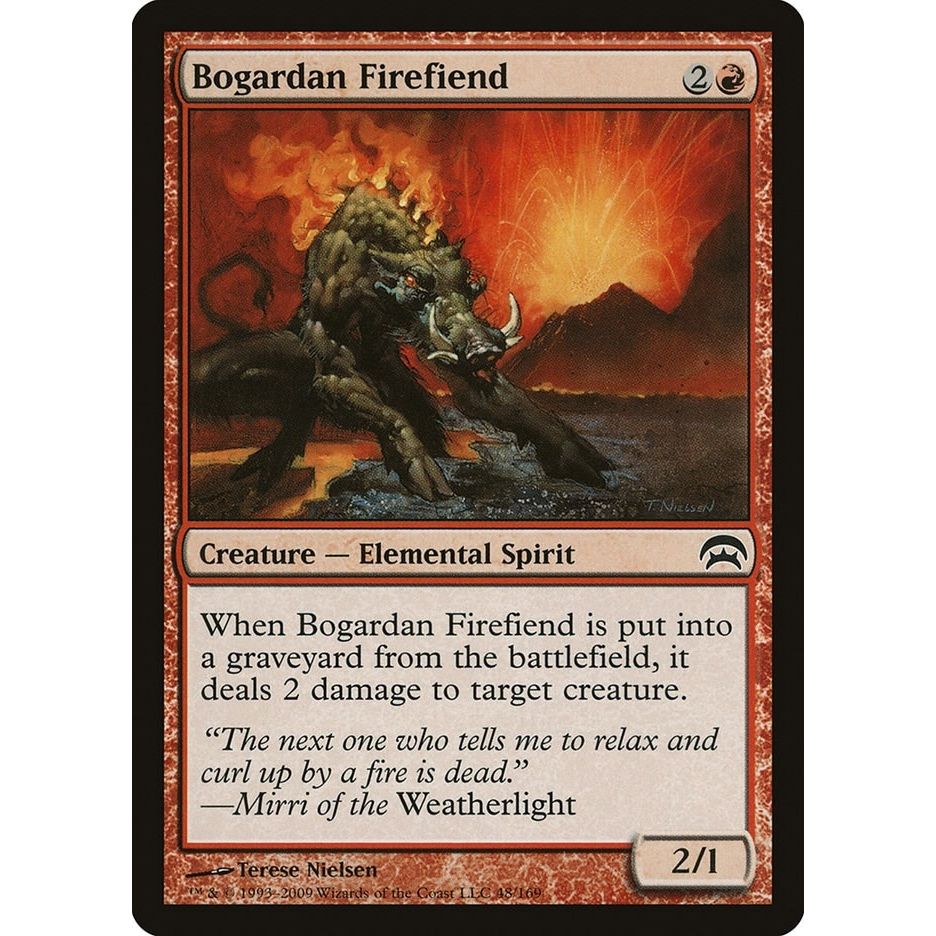 Image for Bogardan Firefiend (48) (HOP) - Magic: The Gathering