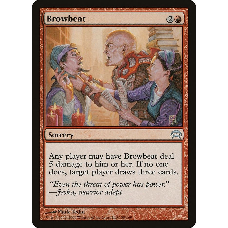 Image for Browbeat (50) (HOP) - Magic: The Gathering
