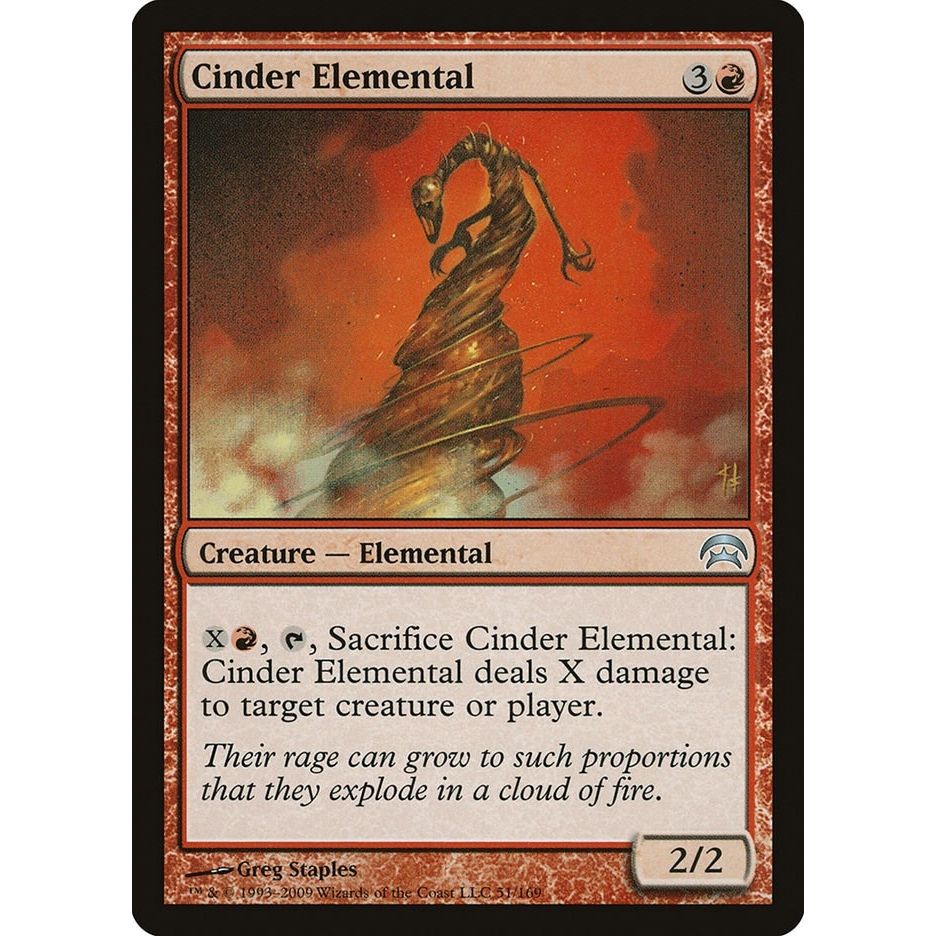 Image for Cinder Elemental (51) (HOP) - Magic: The Gathering