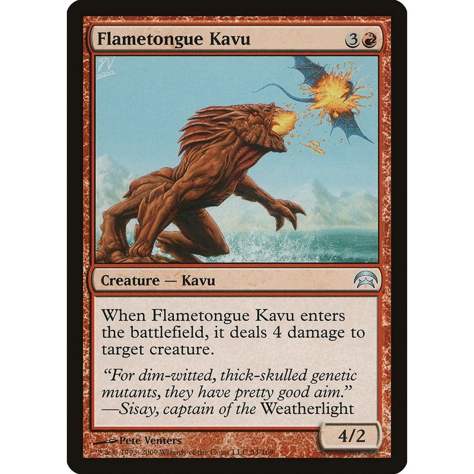 Image for Flametongue Kavu (54) (HOP) - Magic: The Gathering
