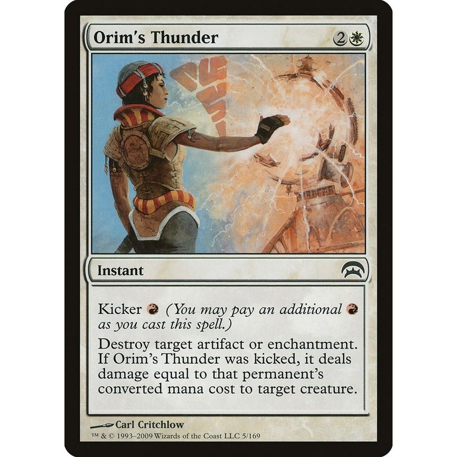 Image for Orim's Thunder (5) (HOP) - Magic: The Gathering