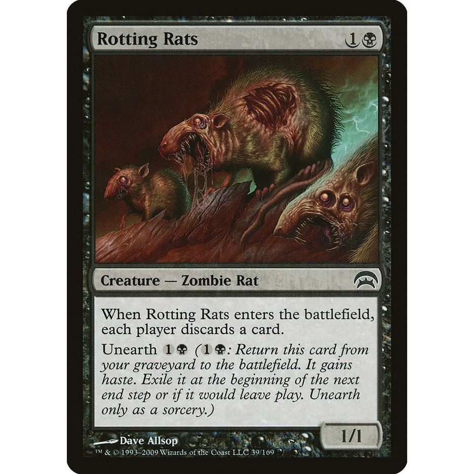 Image for Rotting Rats (39) (HOP) - Magic: The Gathering