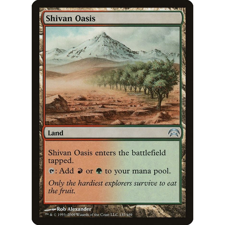 Image for Shivan Oasis (137) (HOP) - Magic: The Gathering