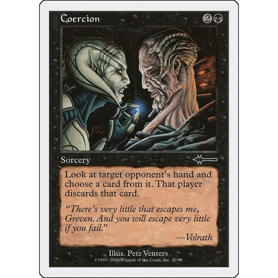 Image for Coercion (20) (BTD) - Magic: The Gathering