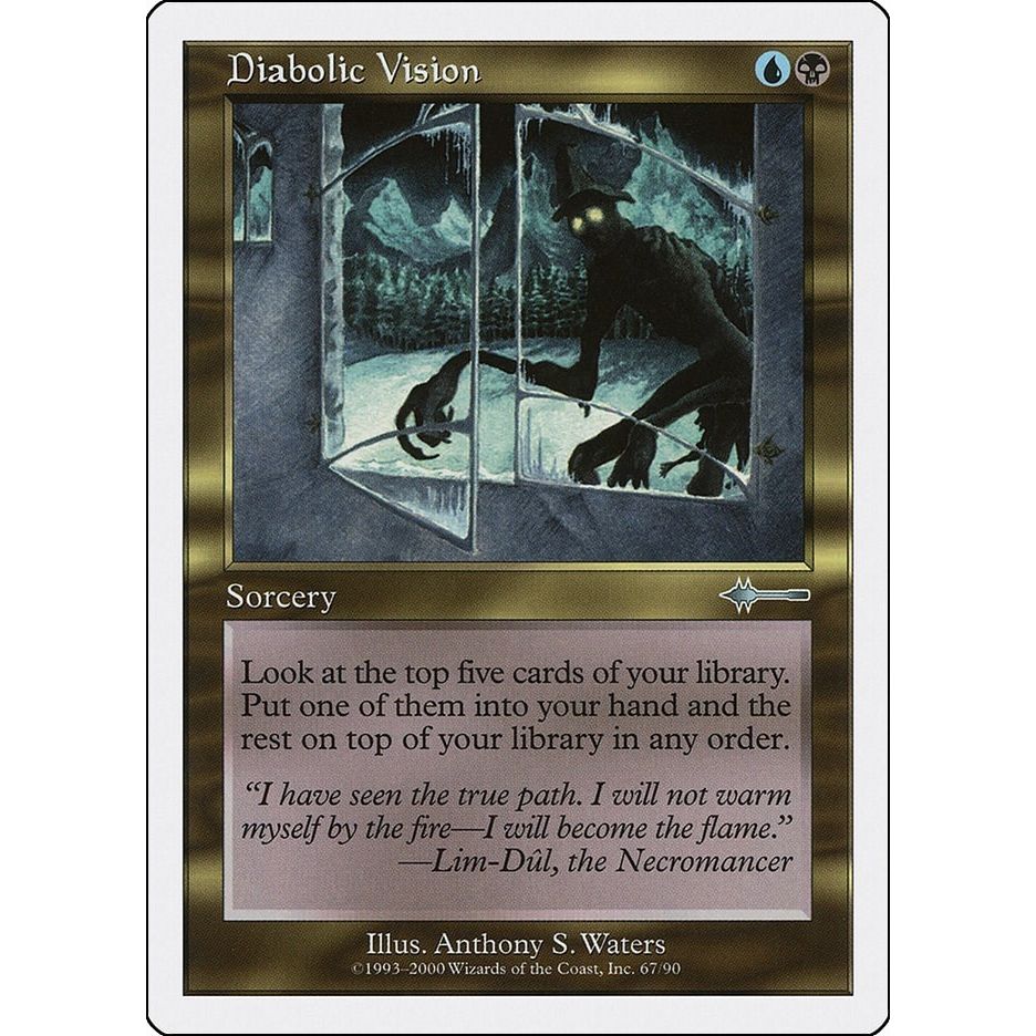 Image for Diabolic Vision (67) (BTD) - Magic: The Gathering