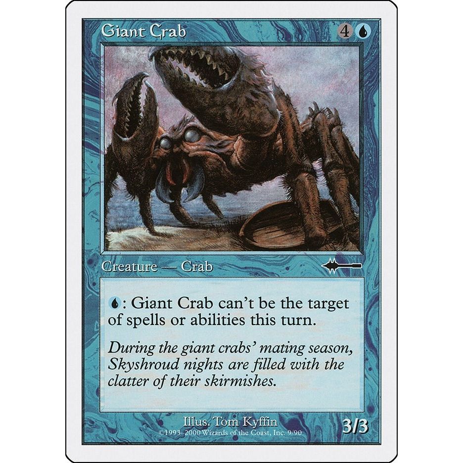 Image for Giant Crab (9) (BTD) - Magic: The Gathering