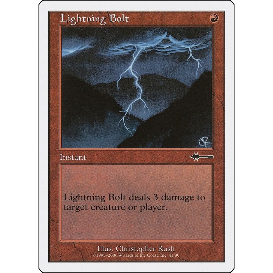 Image for Lightning Bolt (41) (BTD) - Magic: The Gathering