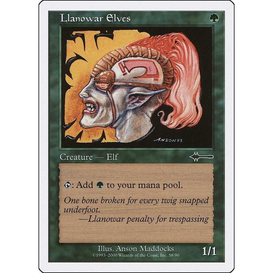 Image for Llanowar Elves (58) (BTD) - Magic: The Gathering