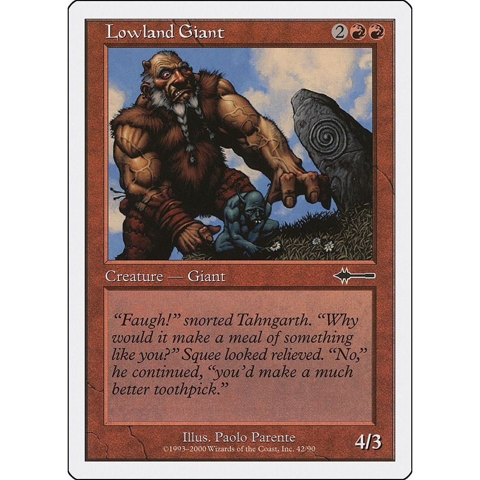 Image for Lowland Giant (42) (BTD) - Magic: The Gathering