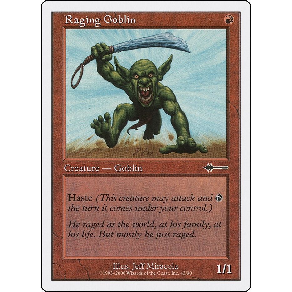 Image for Raging Goblin (43) (BTD) - Magic: The Gathering