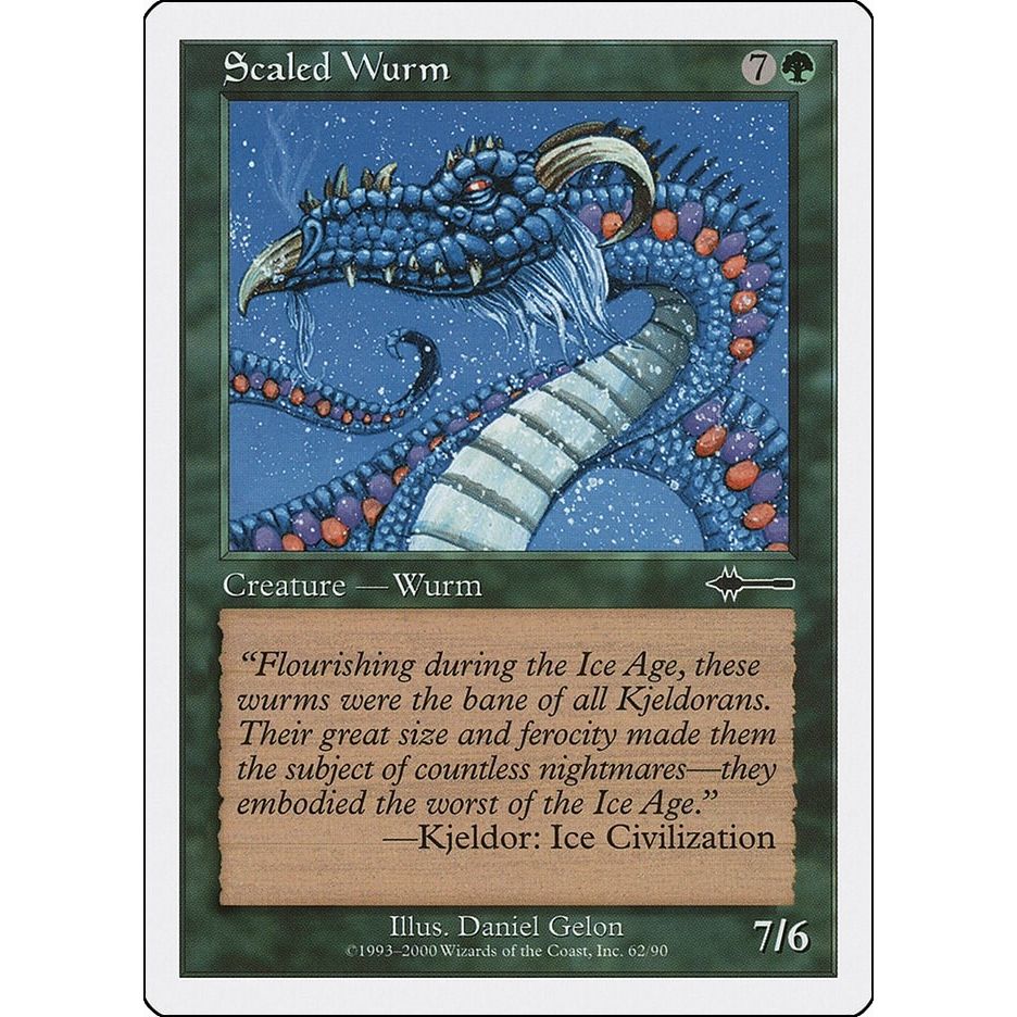 Image for Scaled Wurm (62) (BTD) - Magic: The Gathering
