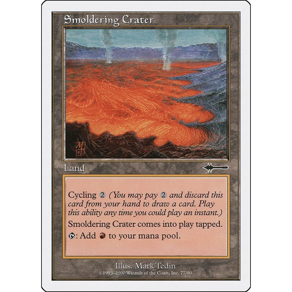 Image for Smoldering Crater (77) (BTD) - Magic: The Gathering