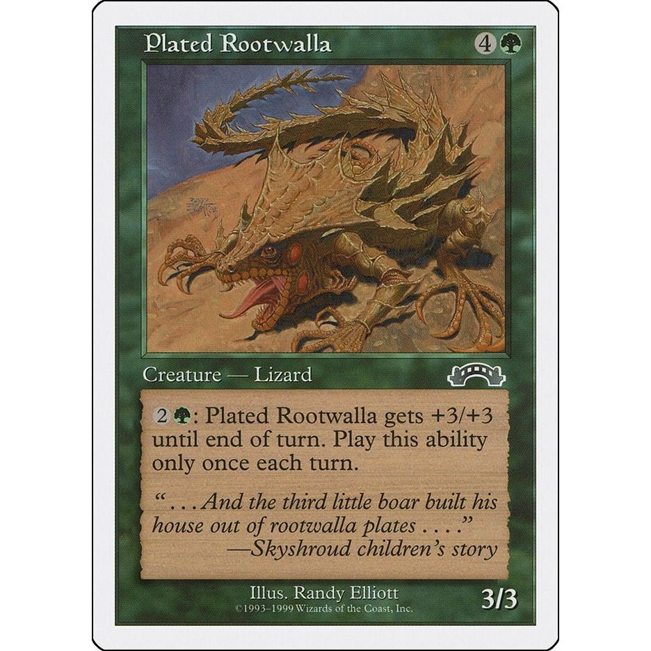 Image for Plated Rootwalla (BRB) - Magic: The Gathering