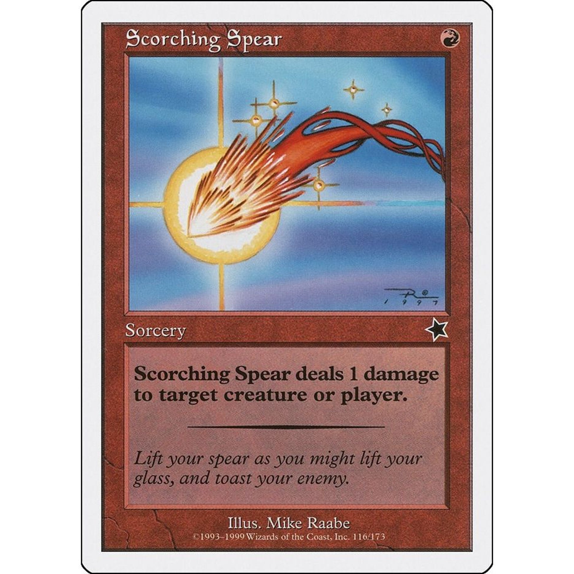 Image for Scorching Spear (116) (S99) - Magic: The Gathering