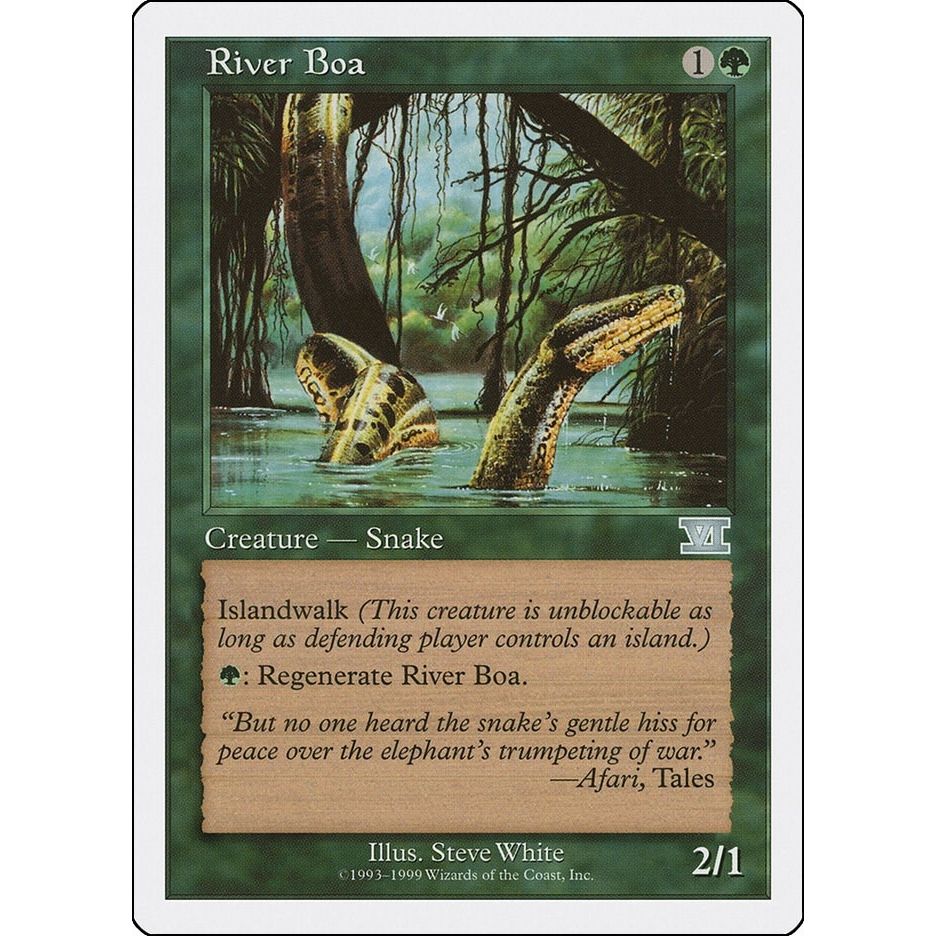 Image for River Boa (BRB) - Magic: The Gathering
