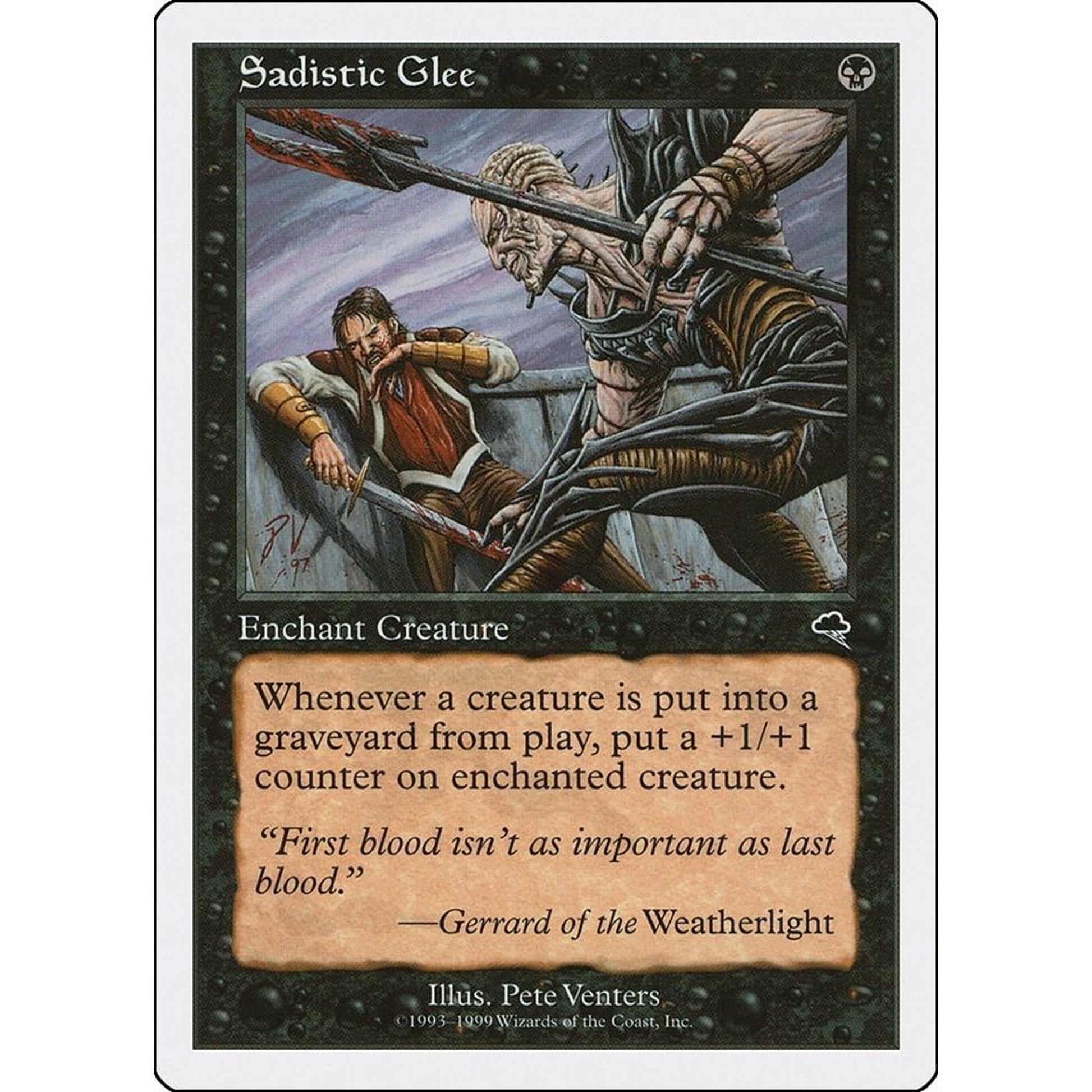 Image for Sadistic Glee (BRB) - Magic: The Gathering