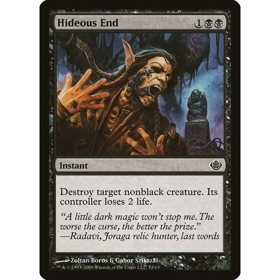 Image for Hideous End (52) (DDD) - Magic: The Gathering