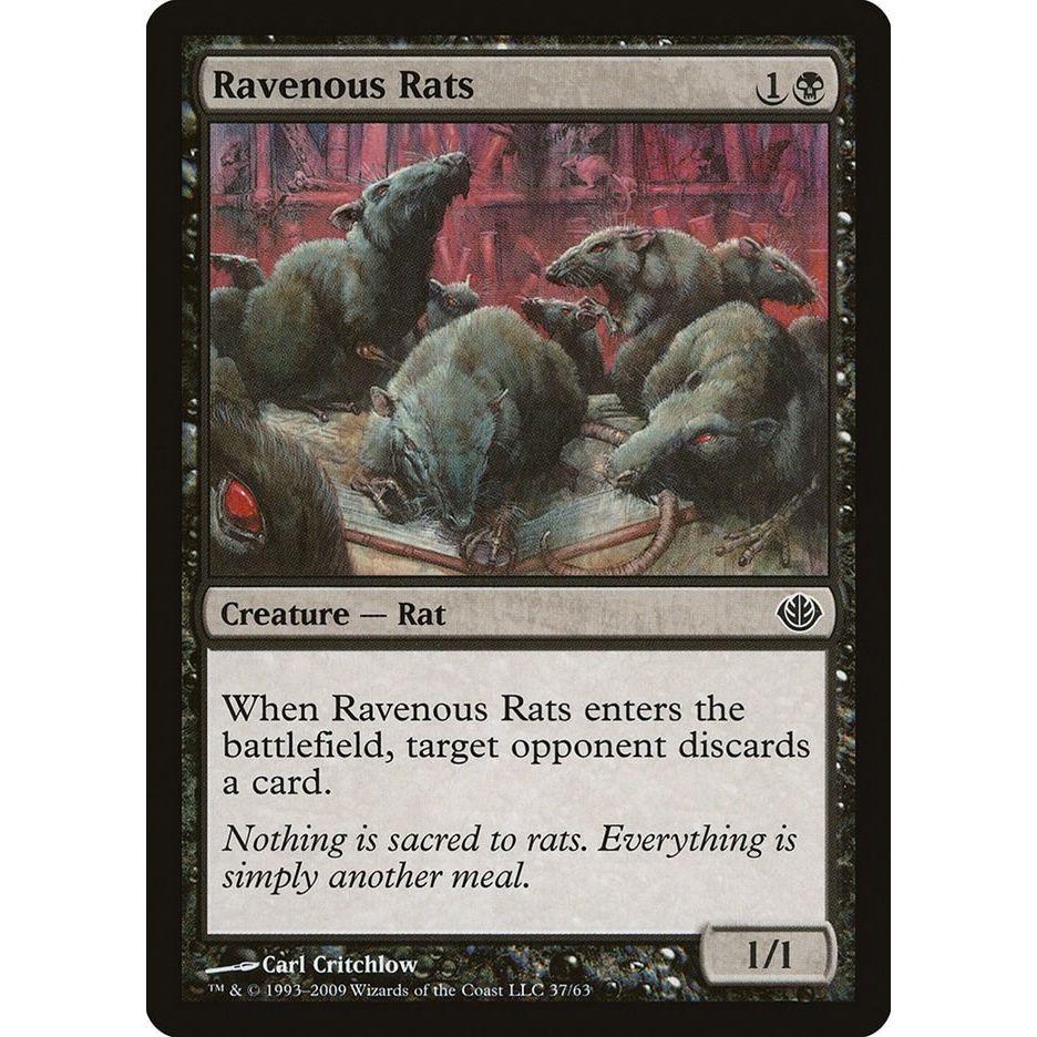 Image for Ravenous Rats (37) (DDD) - Magic: The Gathering