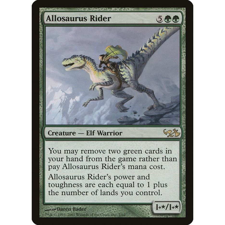 Image for Allosaurus Rider (2) (EVG) - Magic: The Gathering