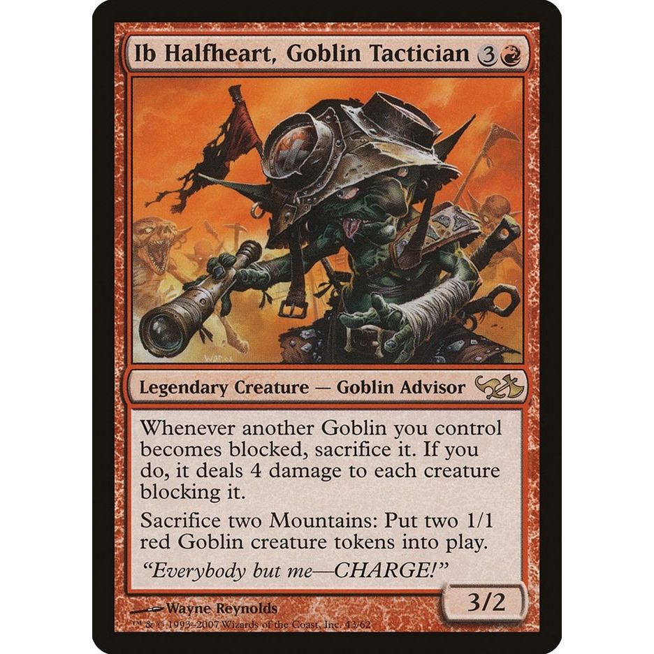 Image for Ib Halfheart, Goblin Tactician (43) (EVG) - Magic: The Gathering