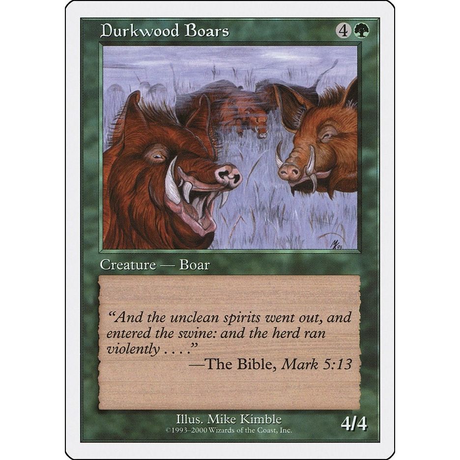 Image for Durkwood Boars (S00) - Magic: The Gathering