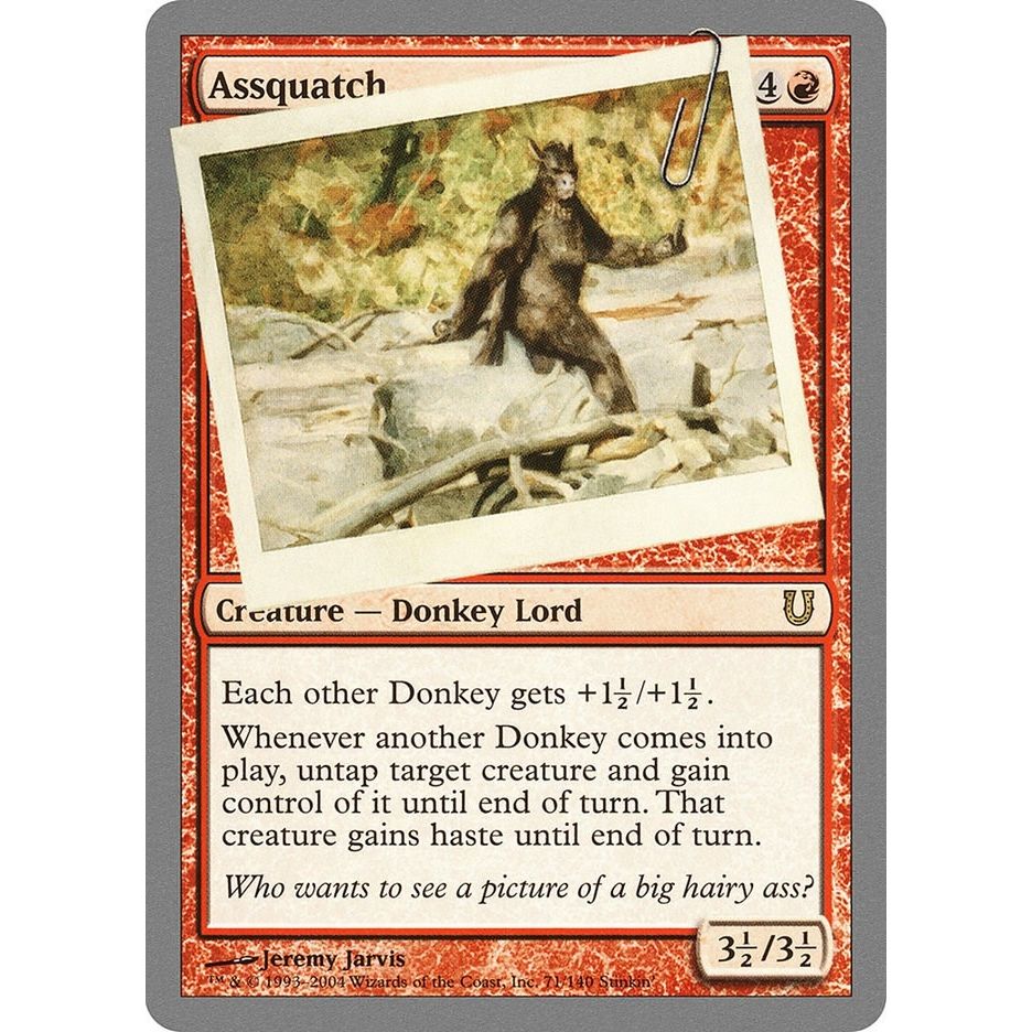 Image for Assquatch (71) (UNH) - Magic: The Gathering