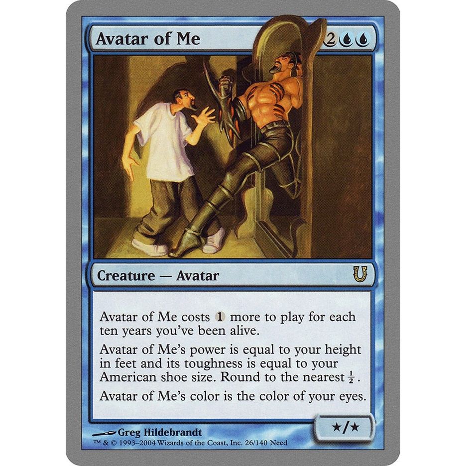 Image for Avatar of Me (26) (UNH) - Magic: The Gathering