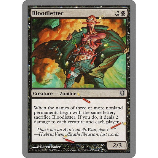 Image for Bloodletter (50) (UNH) - Magic: The Gathering