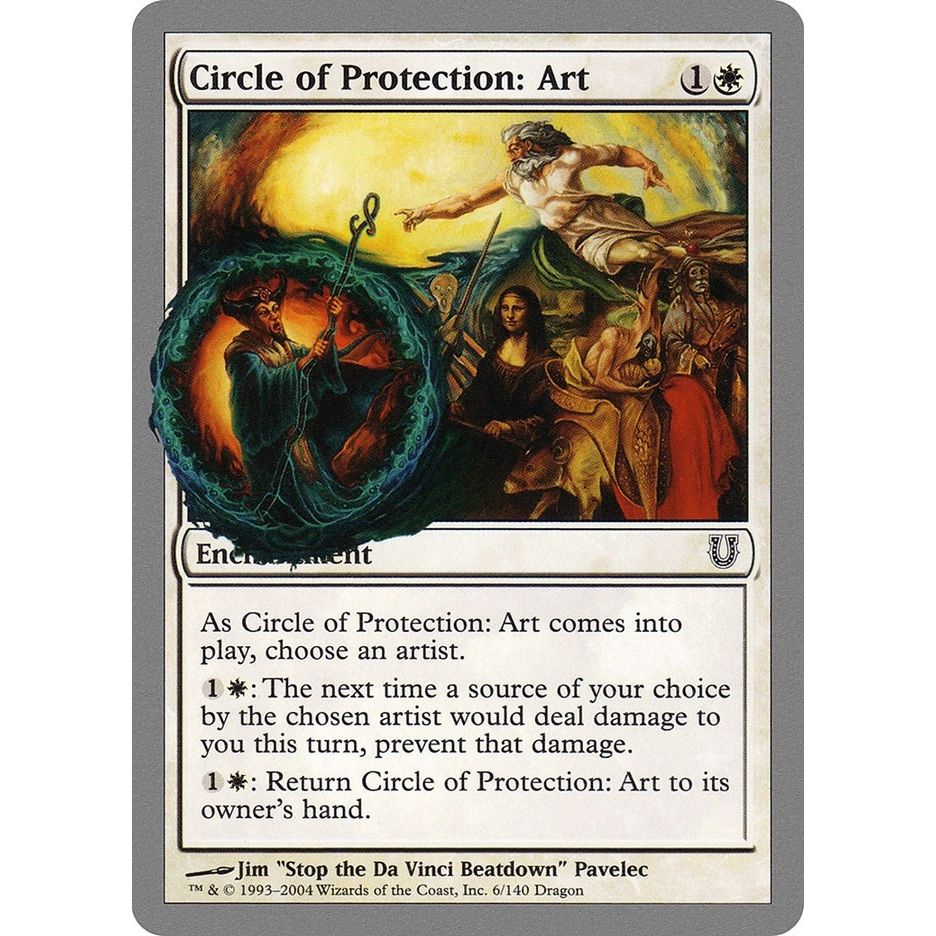 Image for Circle of Protection: Art (6) (UNH) - Magic: The Gathering