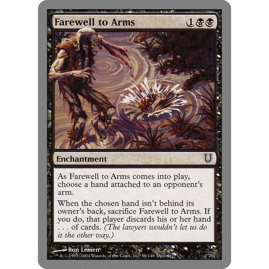 Image for Farewell to Arms (56) (UNH) - Magic: The Gathering