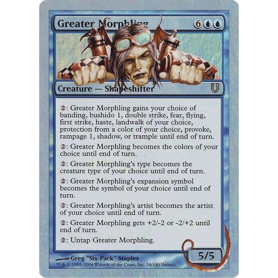 Image for Greater Morphling (34) (UNH) - Magic: The Gathering