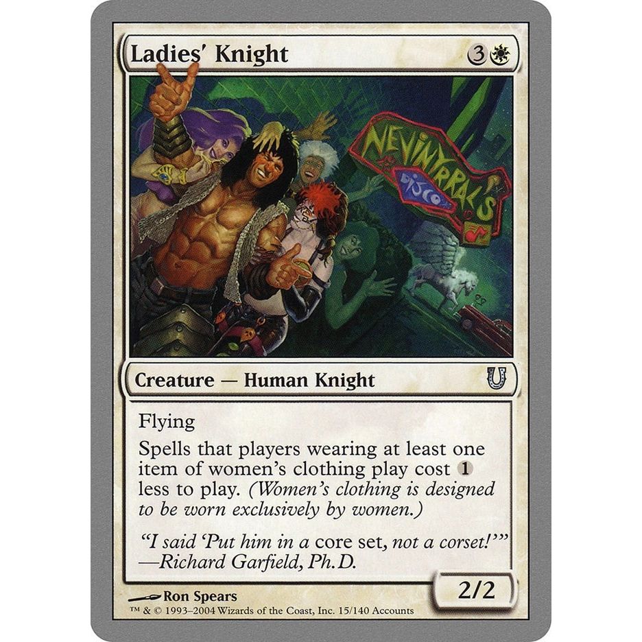 Image for Ladies' Knight (15) (UNH) - Magic: The Gathering