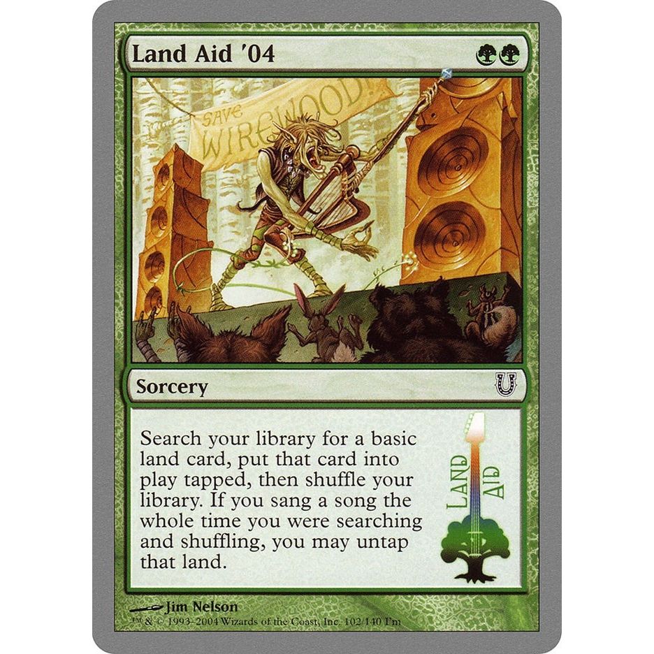 Image for Land Aid '04 (102) (UNH) - Magic: The Gathering