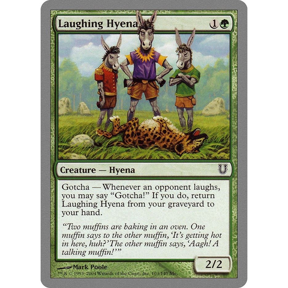 Image for Laughing Hyena (103) (UNH) - Magic: The Gathering
