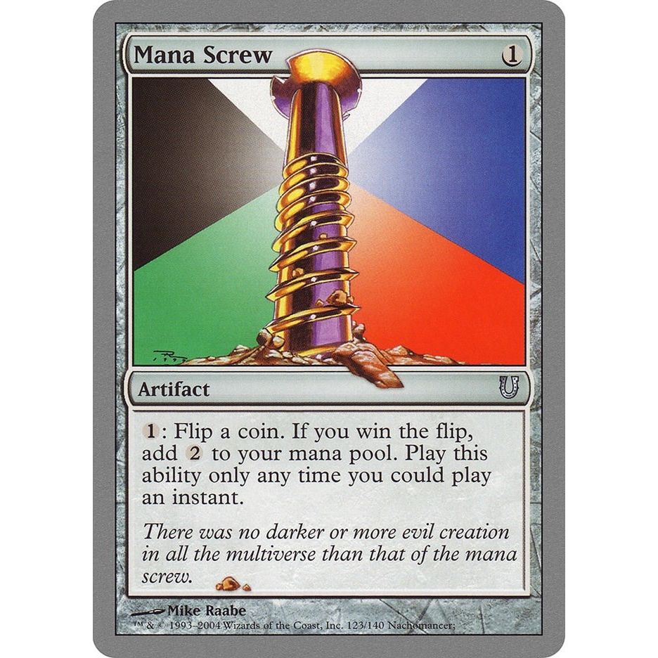 Image for Mana Screw (123) (UNH) - Magic: The Gathering