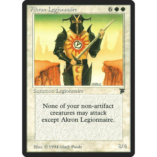 Image for Akron Legionnaire (LEG) - Magic: The Gathering