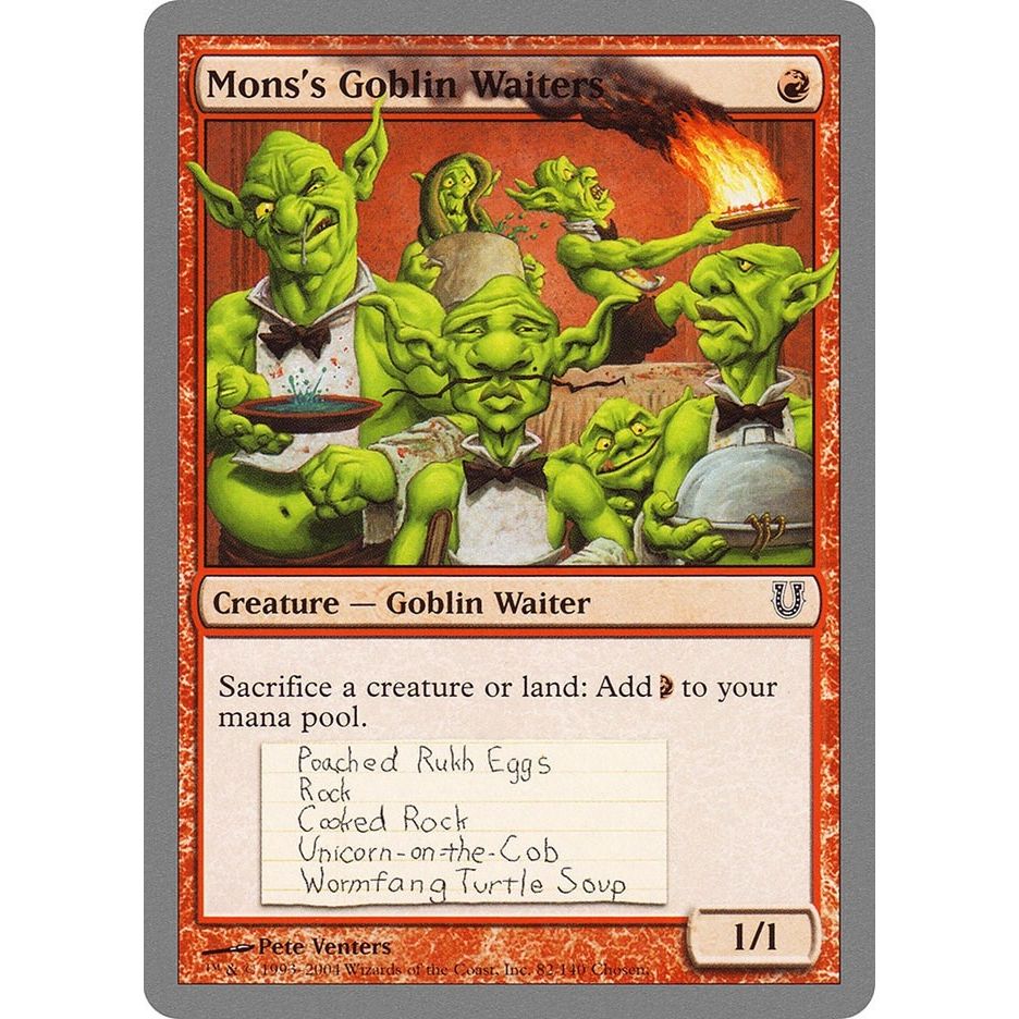 Image for Mons's Goblin Waiters (82) (UNH) - Magic: The Gathering