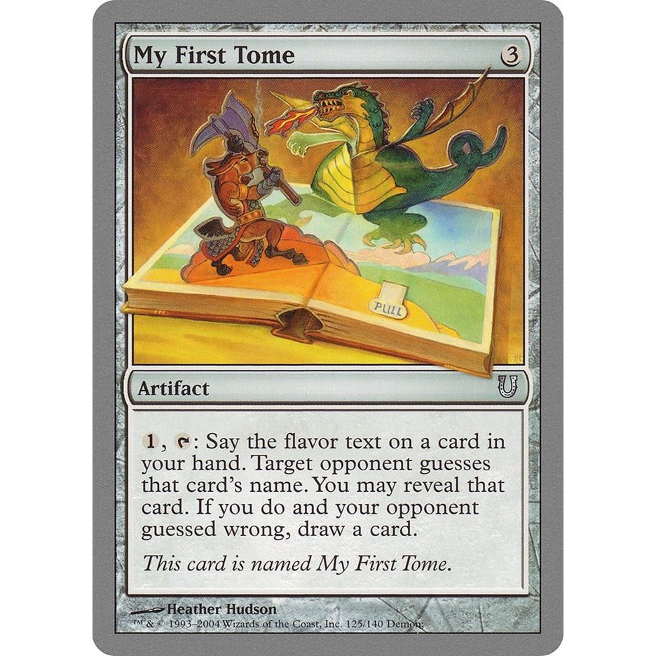 Image for My First Tome (125) (UNH) - Magic: The Gathering