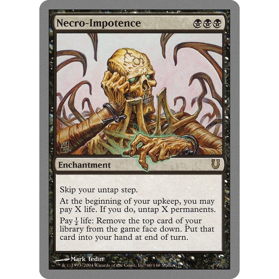 Image for Necro-Impotence (60) (UNH) - Magic: The Gathering