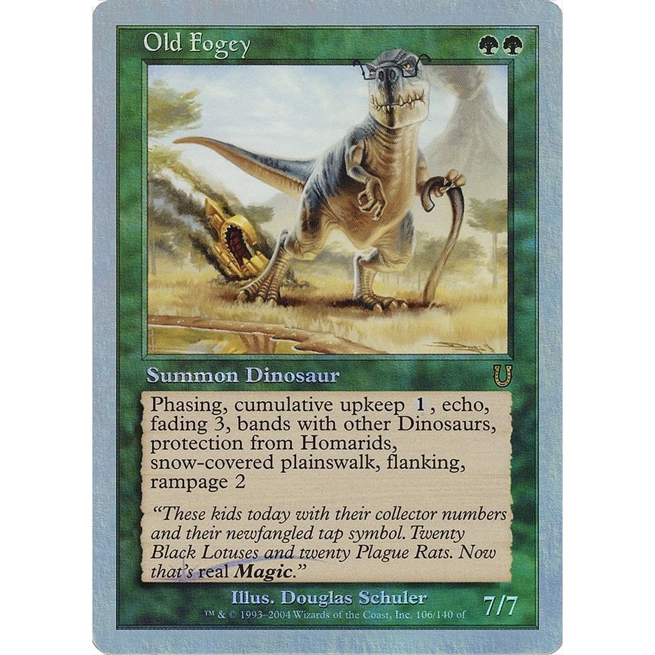 Image for Old Fogey (106) (UNH) - Magic: The Gathering
