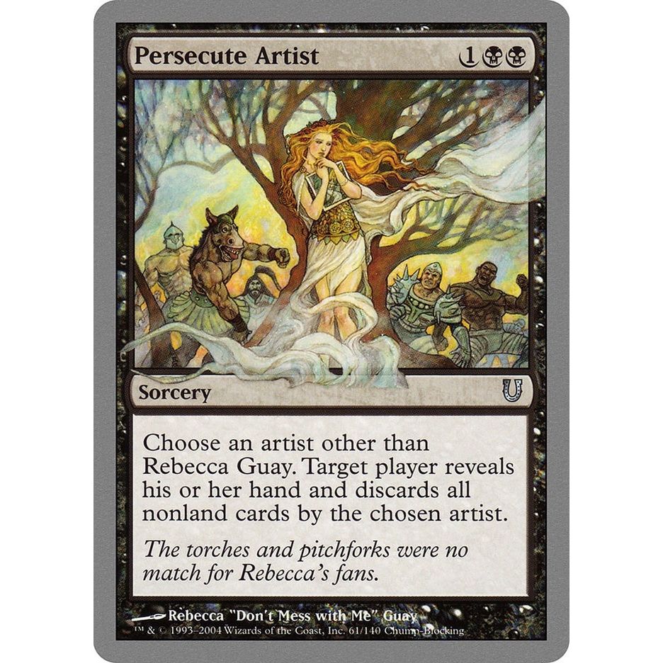 Image for Persecute Artist (61) (UNH) - Magic: The Gathering