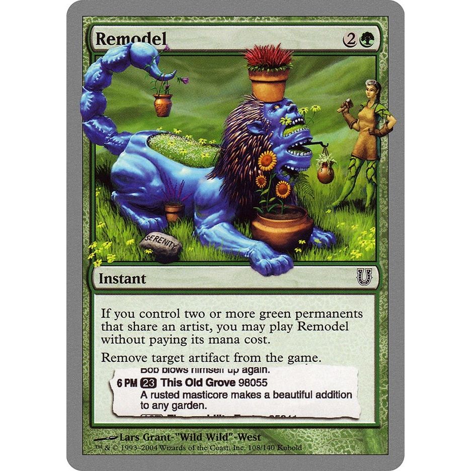 Image for Remodel (108) (UNH) - Magic: The Gathering