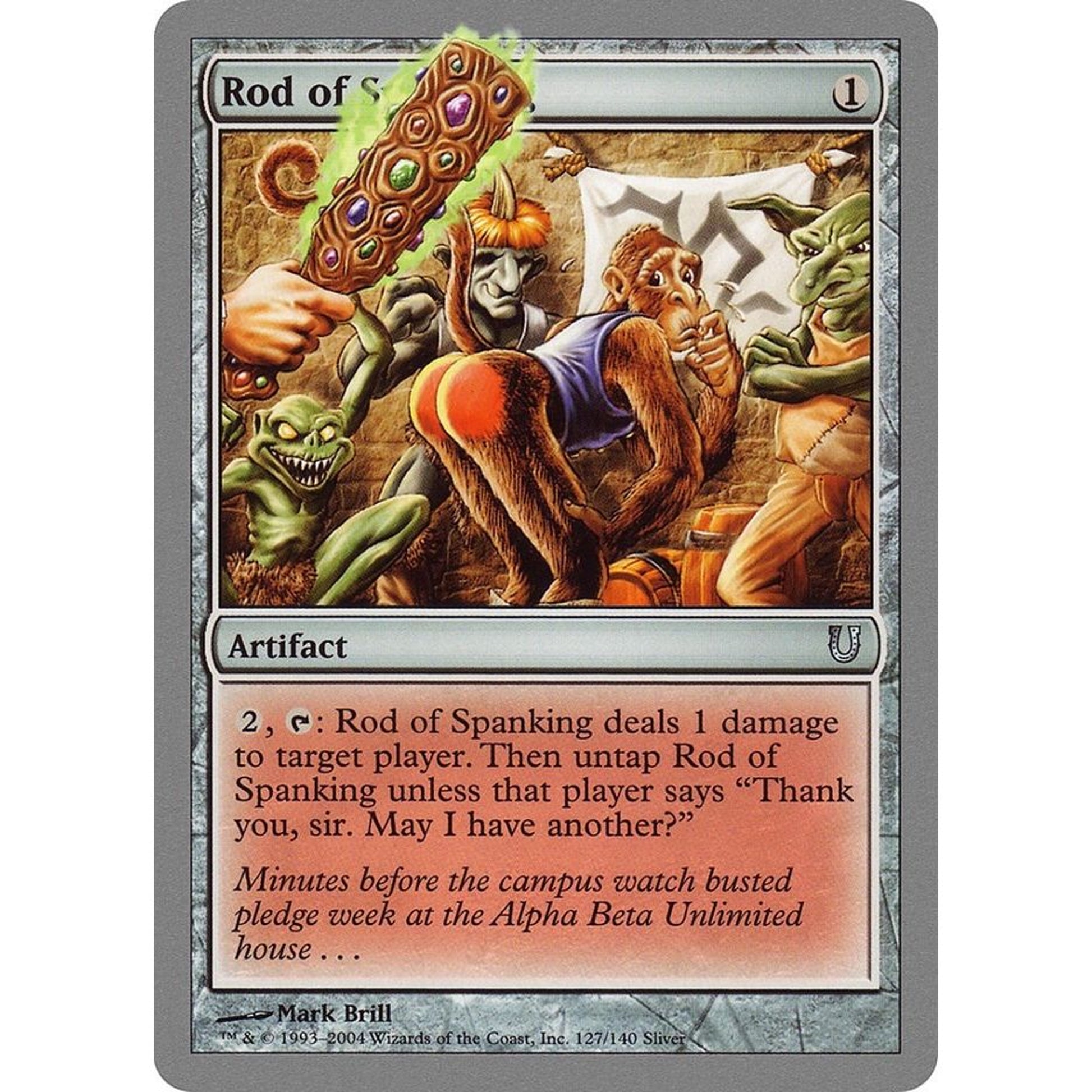 Image for Rod of Spanking (127) (UNH) - Magic: The Gathering