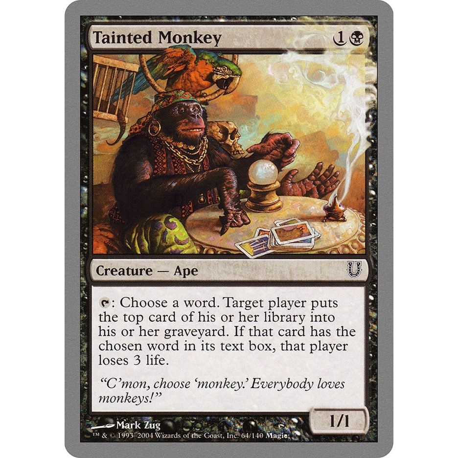 Image for Tainted Monkey (64) (UNH) - Magic: The Gathering