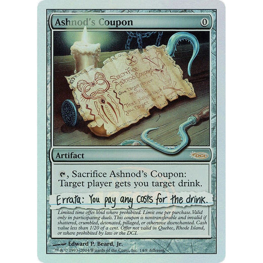 Image for Ashnod's Coupon (14) (ARENA) - Magic: The Gathering