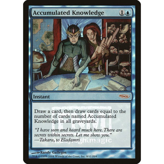 Image for Accumulated Knowledge (8) (FNM) - Magic: The Gathering
