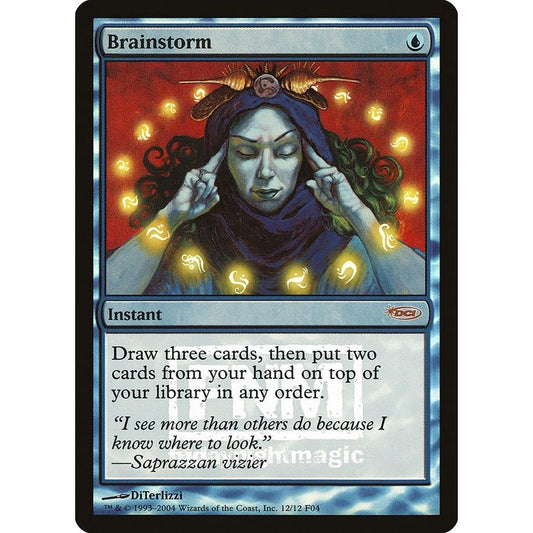 Image for Brainstorm (12) (FNM) - Magic: The Gathering