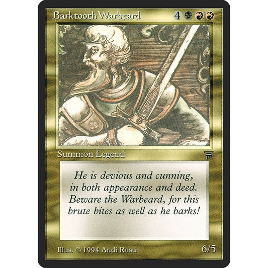 Image for Barktooth Warbeard (LEG) - Magic: The Gathering